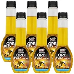 KIT 6 ADITIVOS PARA COMBUSTIVEL PARA VEICULOS FLEX, GASOLINA, ALCOOL, ETANOL, LIMPA SISTEMA INJECAO E CAMARA COMBUSTAO, AUMENTA A OCTANAGEM, REDUZ CONSUMO E A EMISSAO DE POLUENTES 200ML