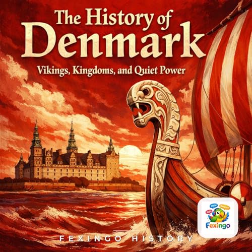 The History of Denmark: Vikings, Kingdoms, and Quiet Power &mdash; Fexingo History cover art