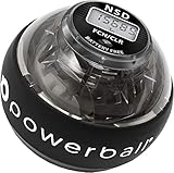 Powerball NSD 280Hz Autostart Ejercitador de Brazo, y Fortalecedor de Antebrazos, Mano y Muñeca, Negro (Hybrid Pro)