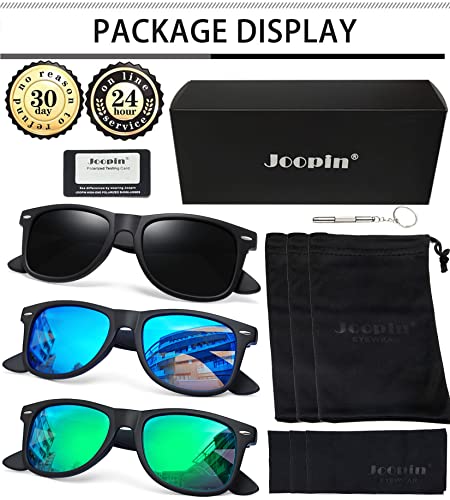 Stylish Polarized Sunglasses for Women & Men - 3 Pack