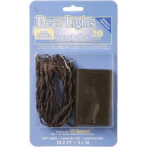 Darice, Deco Teeny lampadine alimentate a