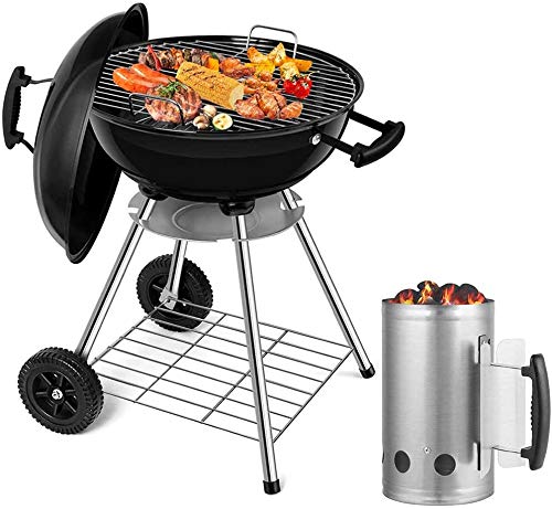 Grill Tragbarer Campinggill Klappgrill BBQ Holzkohlegrill Outdoor Minigrill Rauch BBQ mit Grillrost Für Picknick Garten Camping Reise Convention