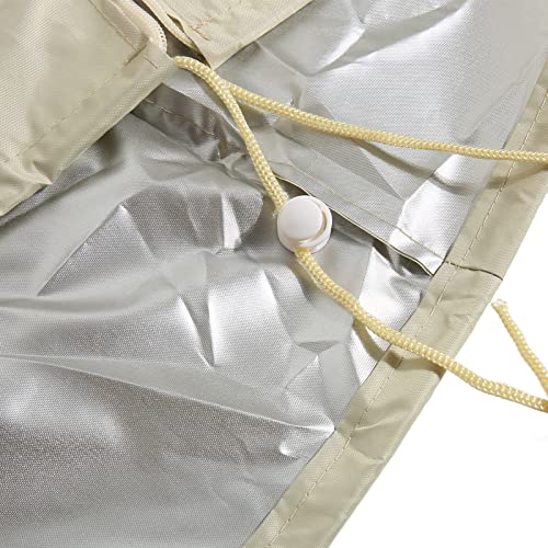 ANGGREK Pet Crate Cover, Weatherproof Warm Oxford Cloth Scratch Pet Kennel Cover 4 Seasons Universal with Storage Bag for Pet Supplies for Puppy