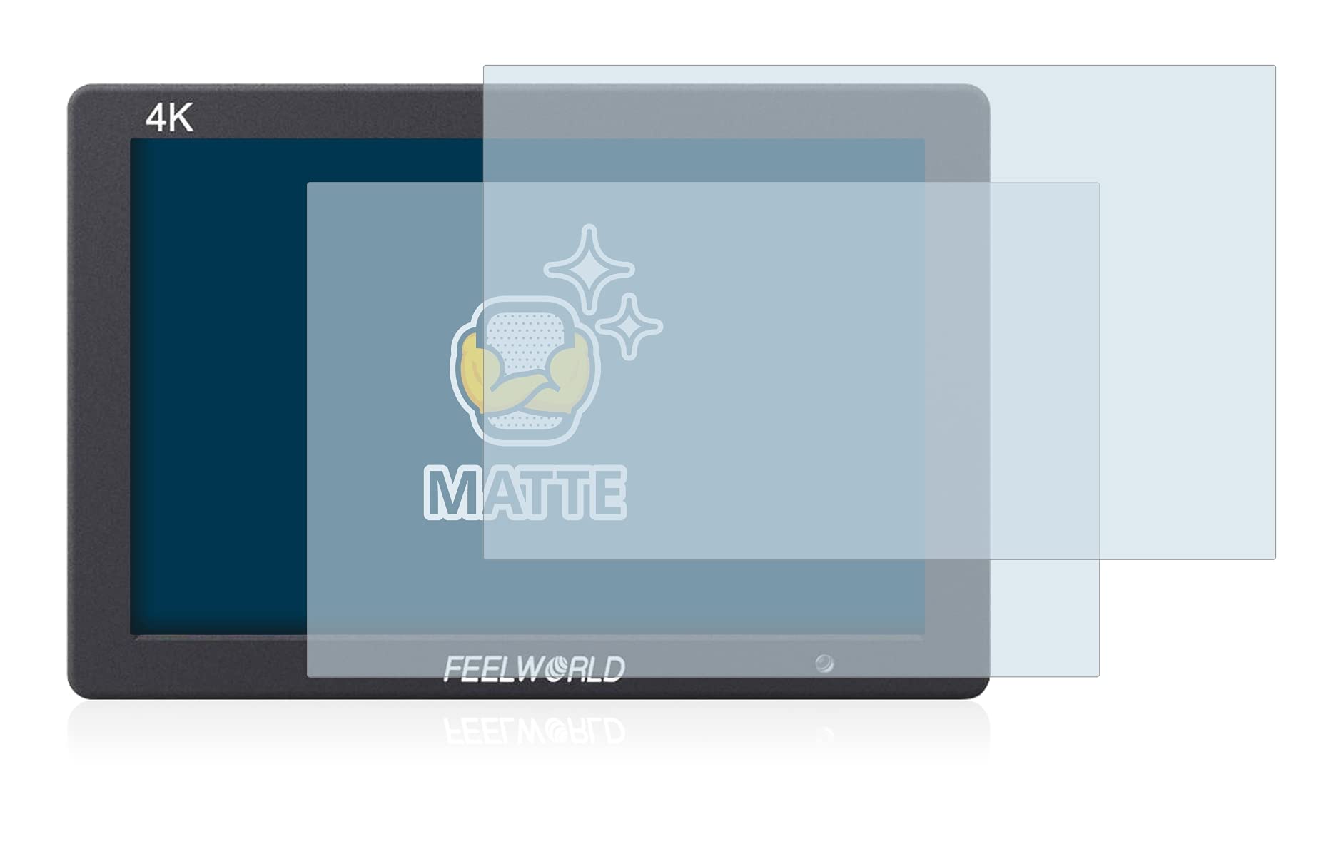 Protection D'écran Anti-reflet Brotect Pour Feelworld FW279 7" - Lot De 2 Films Mats, Montage Facile Sans Bulles