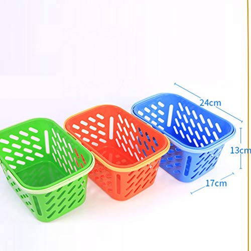 Jojofuny H51739123GQ Shopping Basket Plastic Grocery Basket thumb #1
