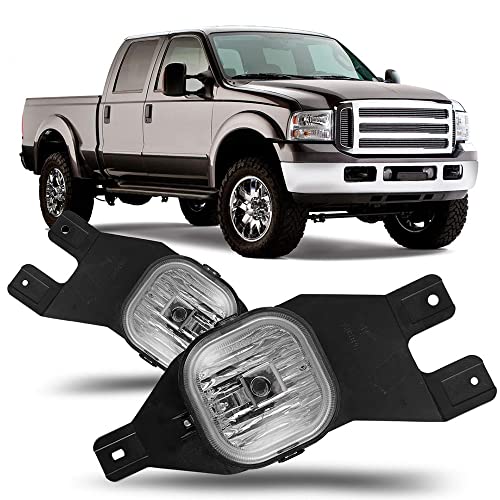 CPW Fog Lights Compatible with [2001-2004 Ford F-250/ F-350/ F-450/ F-550 Super Duty] [2001-2004 Ford Excursion] Driving Fog Lights Replacement Lamps