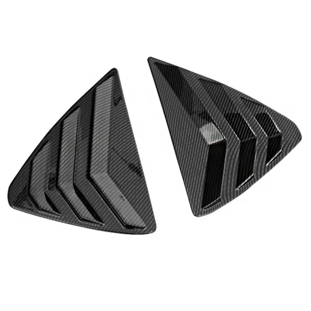 Rear Side Window Louvers for Mazda Cx-5 Kf 2017-2022, Rear Side Window Louver Vent Covers Shutter Blinds Trim