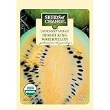 Seeds of Change Certified Organic Watermelon, Desert King - 3.6 grams, 30 Seeds Pack