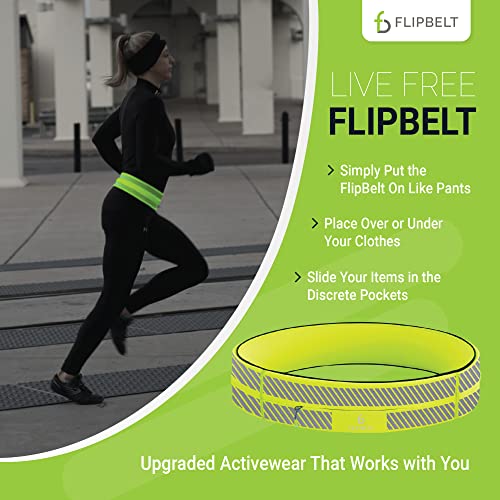 Image of FlipBelt Zipper Running Belt, Waist Pack for Fitness and Running, US Company