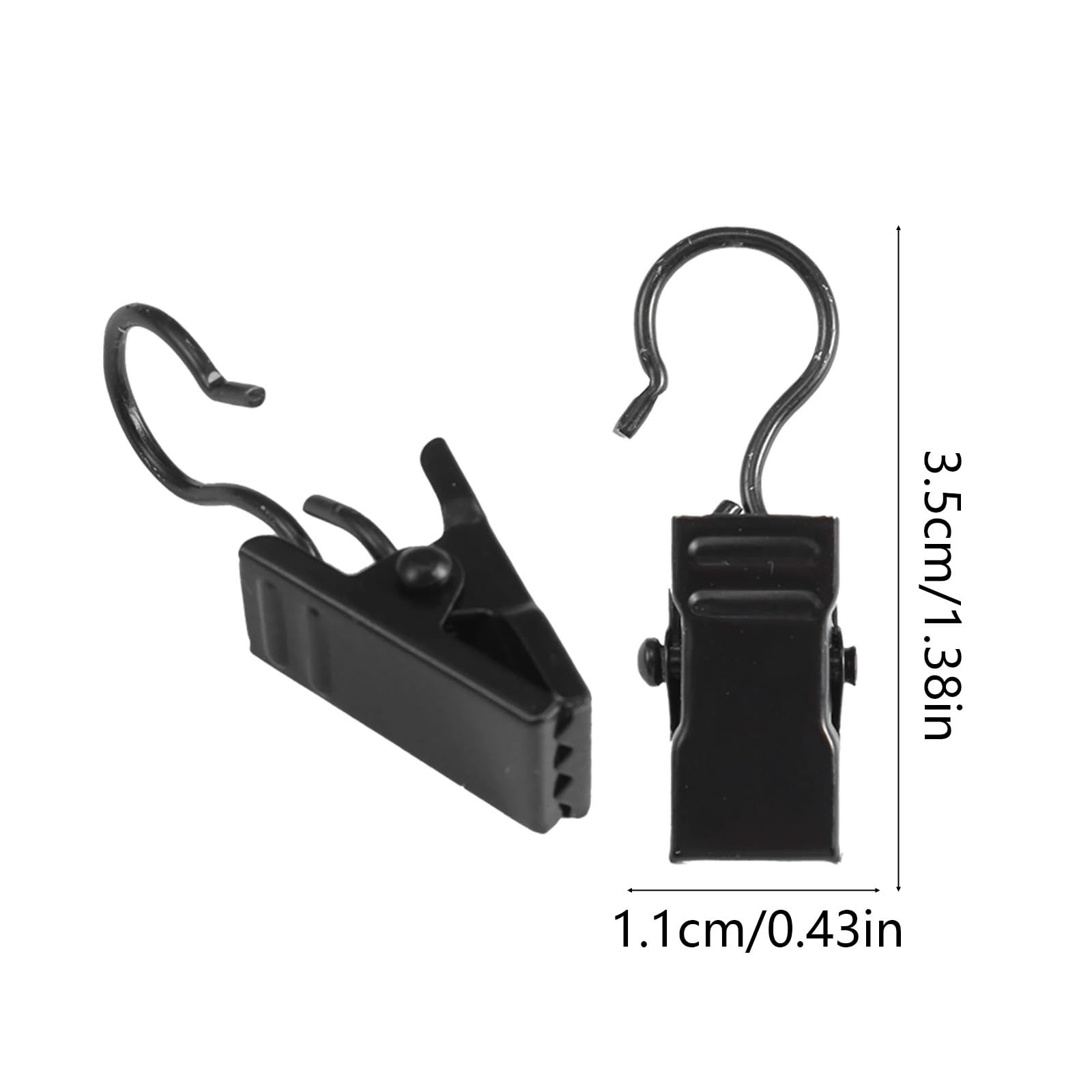 Vorhanghaken 30 Stück Vorhang-Clips mit Haken, Handtuch-Foto-Clips, Heimfenster-Zubehör
