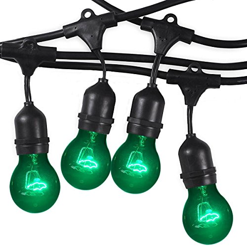Best Seller Royal Designs – Premium Weatherproof Indoor/Outdoor String Lights for Yard Patio Garden Porch Wedding Party– 96-Foot Strand with 32 Sockets– Green Light Bulbs Included Best Seller Royal Designs – Premium Weatherproof Indoor/Outdoor String Lights for Yard Patio Garden Porch Wedding Party– 96-Foot Strand with 32 Sockets– Green Light Bulbs Included