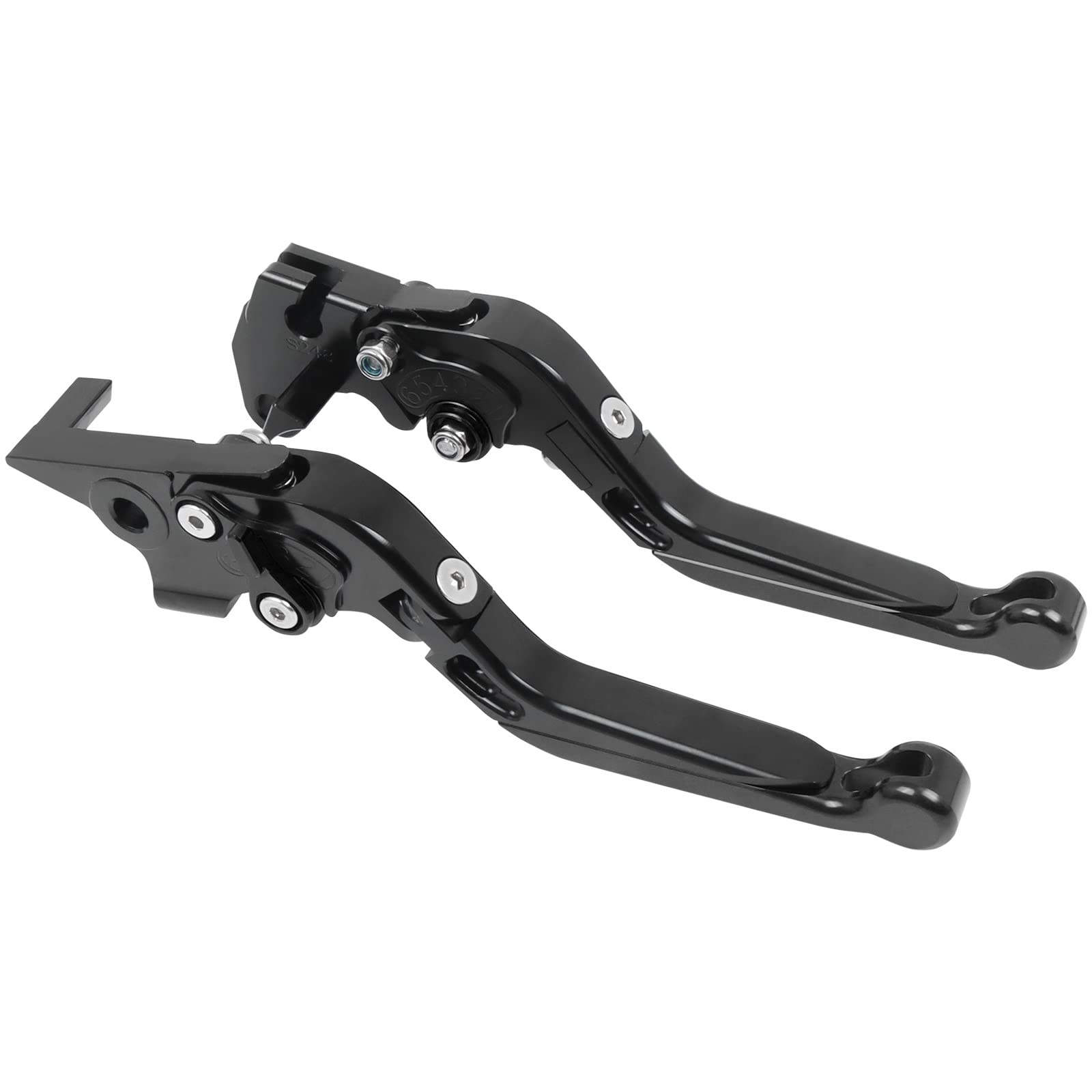 Zhannuobhd H Brake Clutc Lever For Yzfr7 For Yzf-R7 For Yzf For R7 2021-2024 2023 2022 Motorcycle Cnc Adjustable Folding Extendable Brake Clutc Levers Andle Lever(H)
