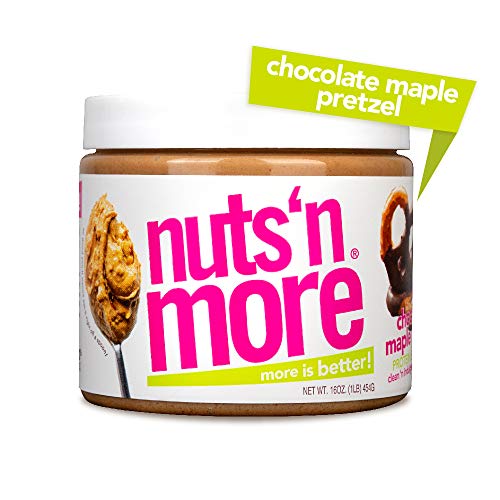 Nuts 'N More Chocolate Maple Pretzel Peanut Butter Spread, All Natural High Protein
