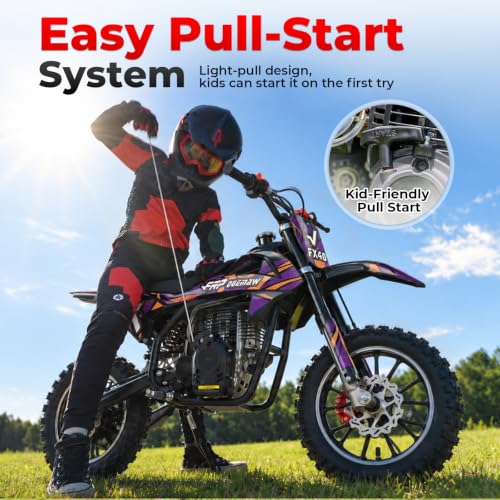 Image of FRP FX40 Gas Dirt Bike For Teens 40cc 4-Stroke Dual Disc Brake Off Road