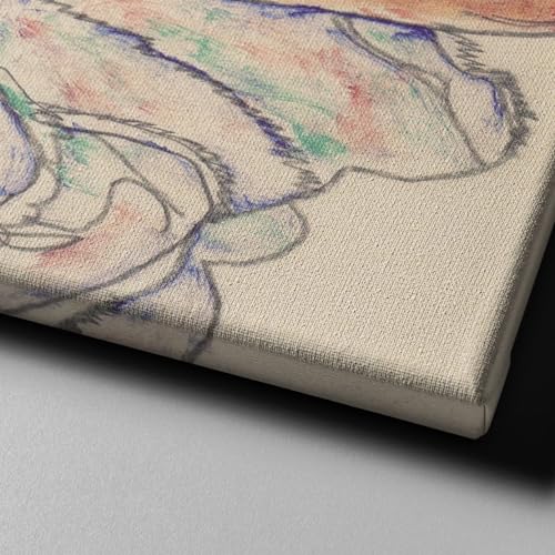Toile de galerie Egon Schiele grand format XL tableau decoration murale salon