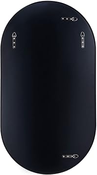 Varaluz Capsule Wall Mirror - 22 W x 40 H Mirror - Black