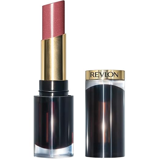 Revlon Super Lustrous Glass Shine Pintalabios con Acabado Brillo Efecto Gloss para unos labios hidratados con Ácido Hialurónico, Aloe y Cuarzo rosa (Gama Rosas Tono 003 Glossed Up Rose) - 3,7gr