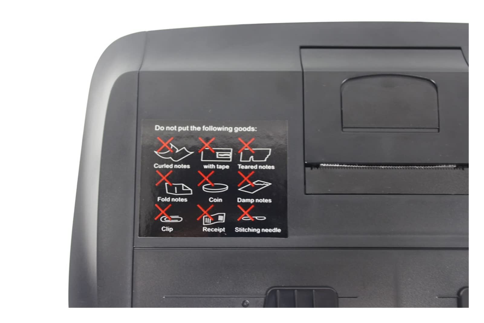 Macchina Conta Banconote, Numero di serie di moneta con banco di denaro Lettura a valore misto Sorter con banco denominazione Streccione di denaro falso con stampante incorporato con LCD Schermo