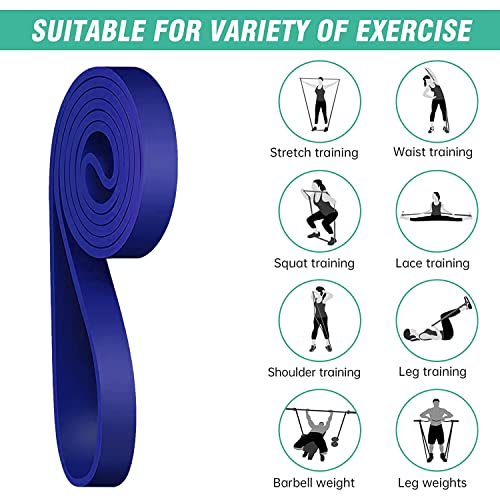 Image of FirstFit Natural Rubber Pull Up Band, Exercise Resistance Bands for Strength Training, Home Fitness, Crossfit, Stretch Exercises, Powerlifting Stretch Band (Medium: 25-65lbs)
