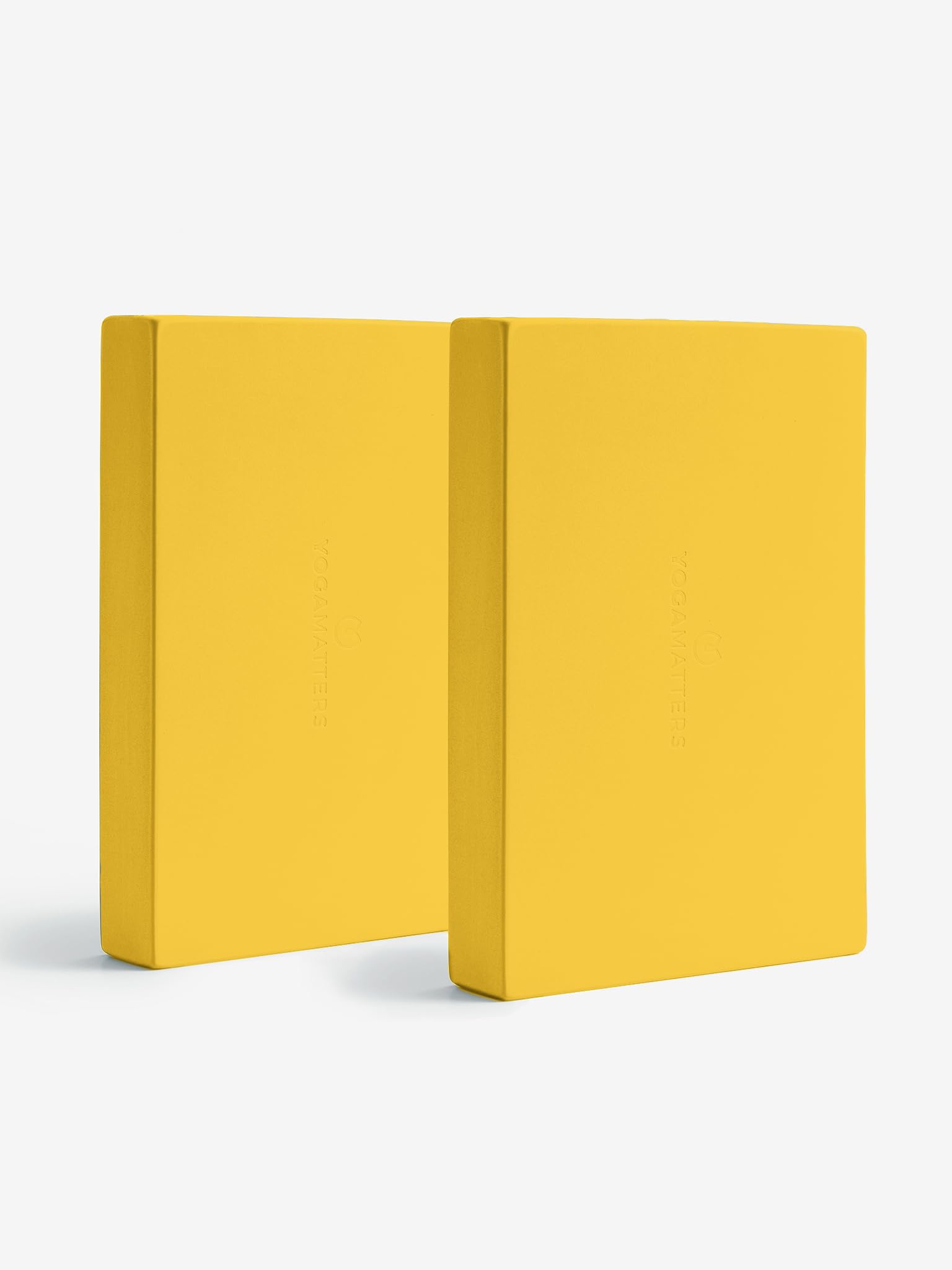 Yogamatters Yoga Block Pair | EVA Foam | Lightweight, High Density and Non-Toxic | Block Brick (Sunshine)