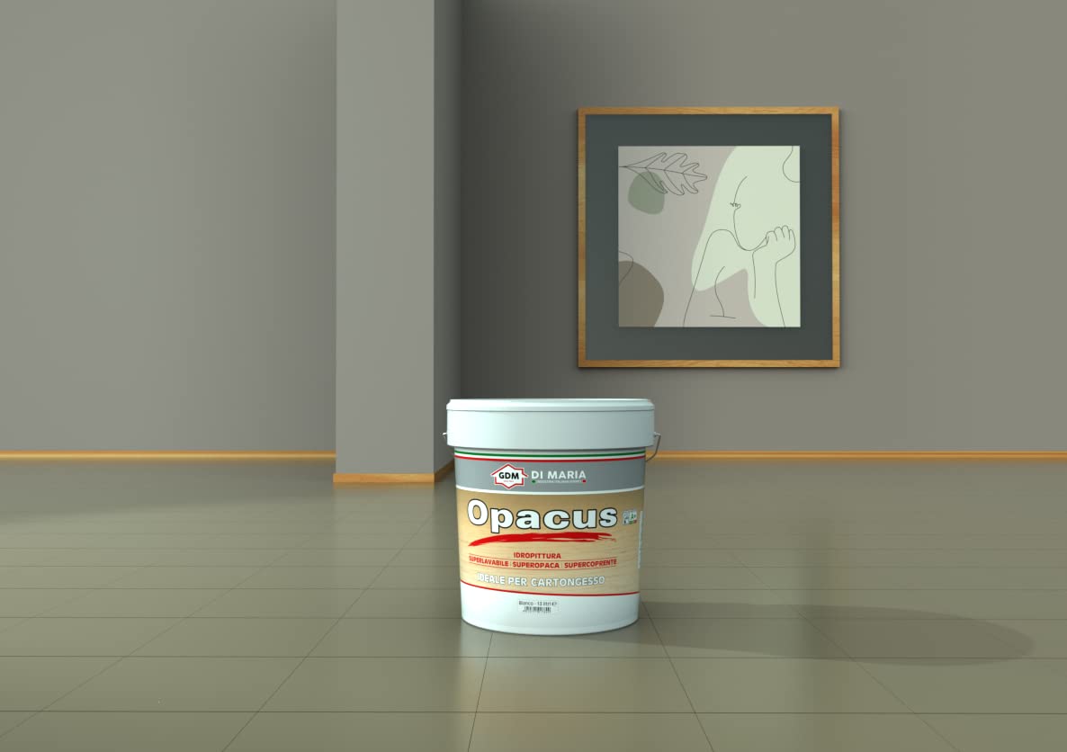 GDM Opacus Pittura Murale ideale per cartongesso, 13 litri