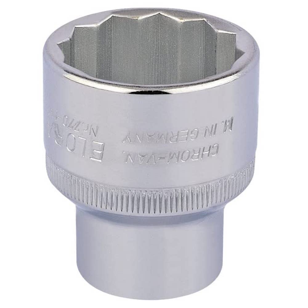 Elora 24757 Bi-Hexagon Socket 1/2In Sq. Dr. 30Mm Each