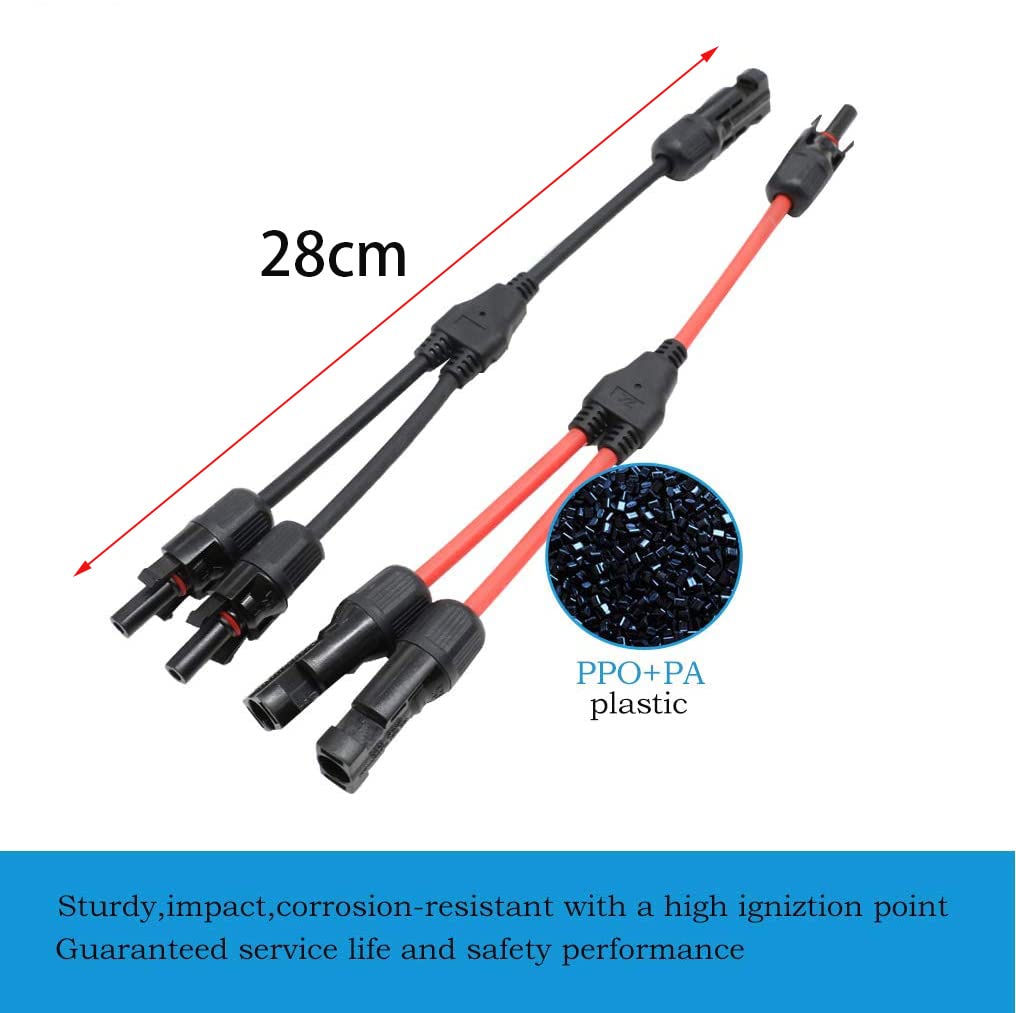 Connettori Solari Impermeabili GTIWUNG - Tipo T Per Pannelli Fotovoltaici, 1M2F/2M1F - Foto 6