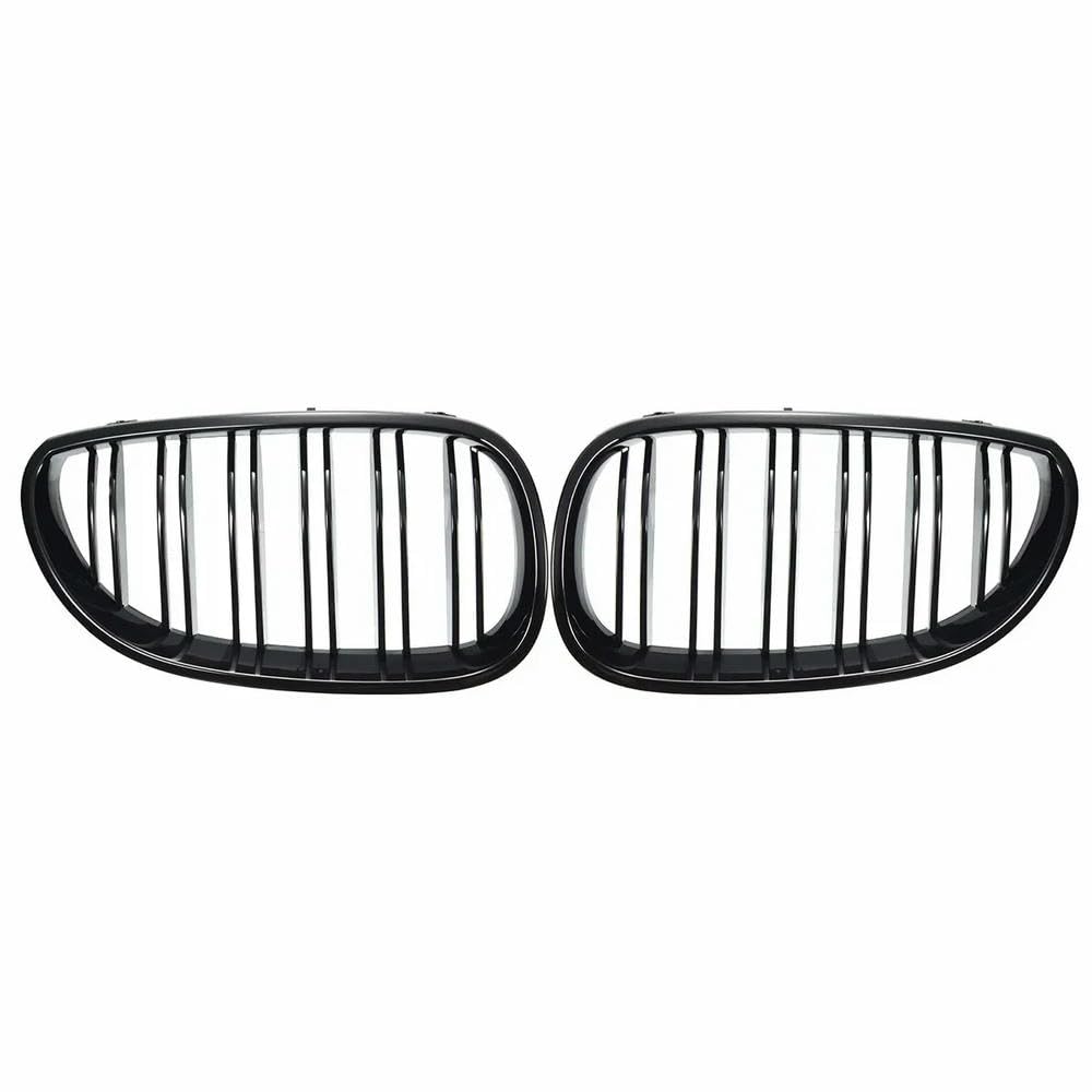 Rejilla de riñón de Repuesto para Parachoques Delantero de Coche Parrilla de Carreras - Apto para BMW 5 Series E60 M5 E61 520i 545i 550i 535i 2003-2010 [OEM:51137027061,51137027062]