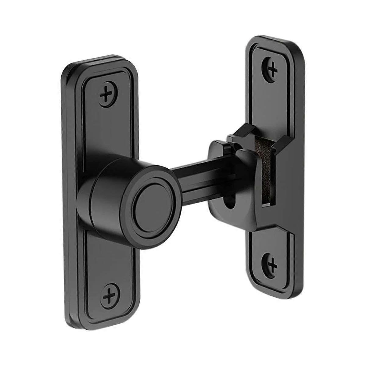 Heavy Duty Gate Latches Right Angle Barn Door Lock Anti-Theft Sliding Door Lock Latch for Garden Bl