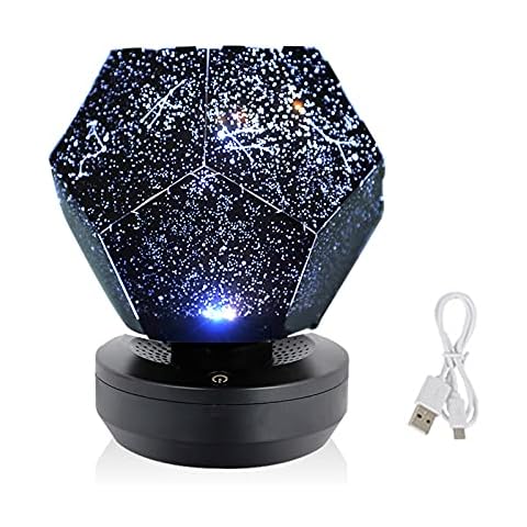 Star Projector Galaxy Lamp Starry Sky Led Night Light Table Lamp Space Lighting Room Planetary Nightlight Gift for Kids (with Remote Control) Cover