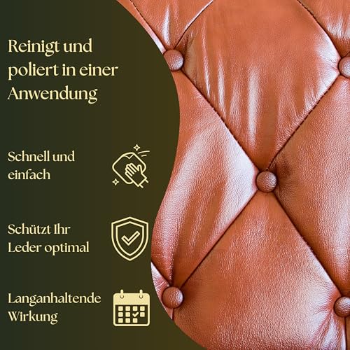 ARTBYKUFNER Premium Lederbalsam farblos, natürliche Lederpflege mit Bienenwachs, Lederwachs ohne Lösungsmittel, Lederfett schützt und nährt Leder von Auto, Möbeln, Schuhen, Taschen, Sattel uvm. 100 ml