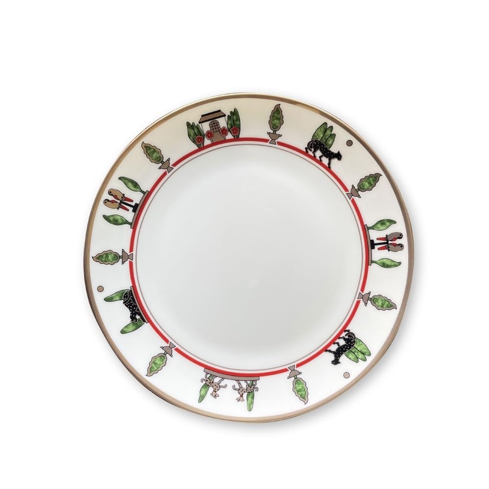 Talerze obiadowe Blat Dekoracyjny Talerz Otoczenia Zastawa stołowa Ceramiczny Porcelana Kostna Talerz Obiadowy 4 Sztuki Talerze Sałaterkowe