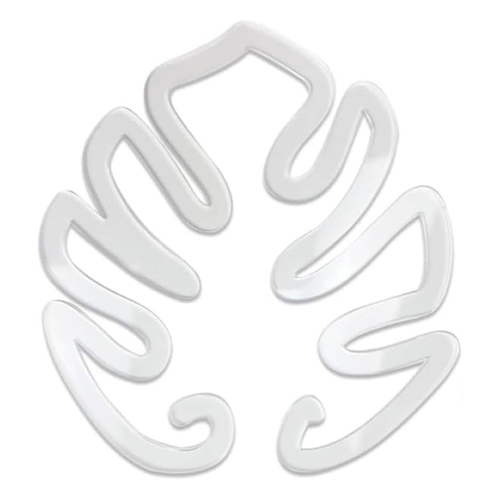 Elegant Monstera Leaf Support Grapples Sturdy Acrylic Monstera Plant Grapples Unique Aesthetic Monstera Plant Support