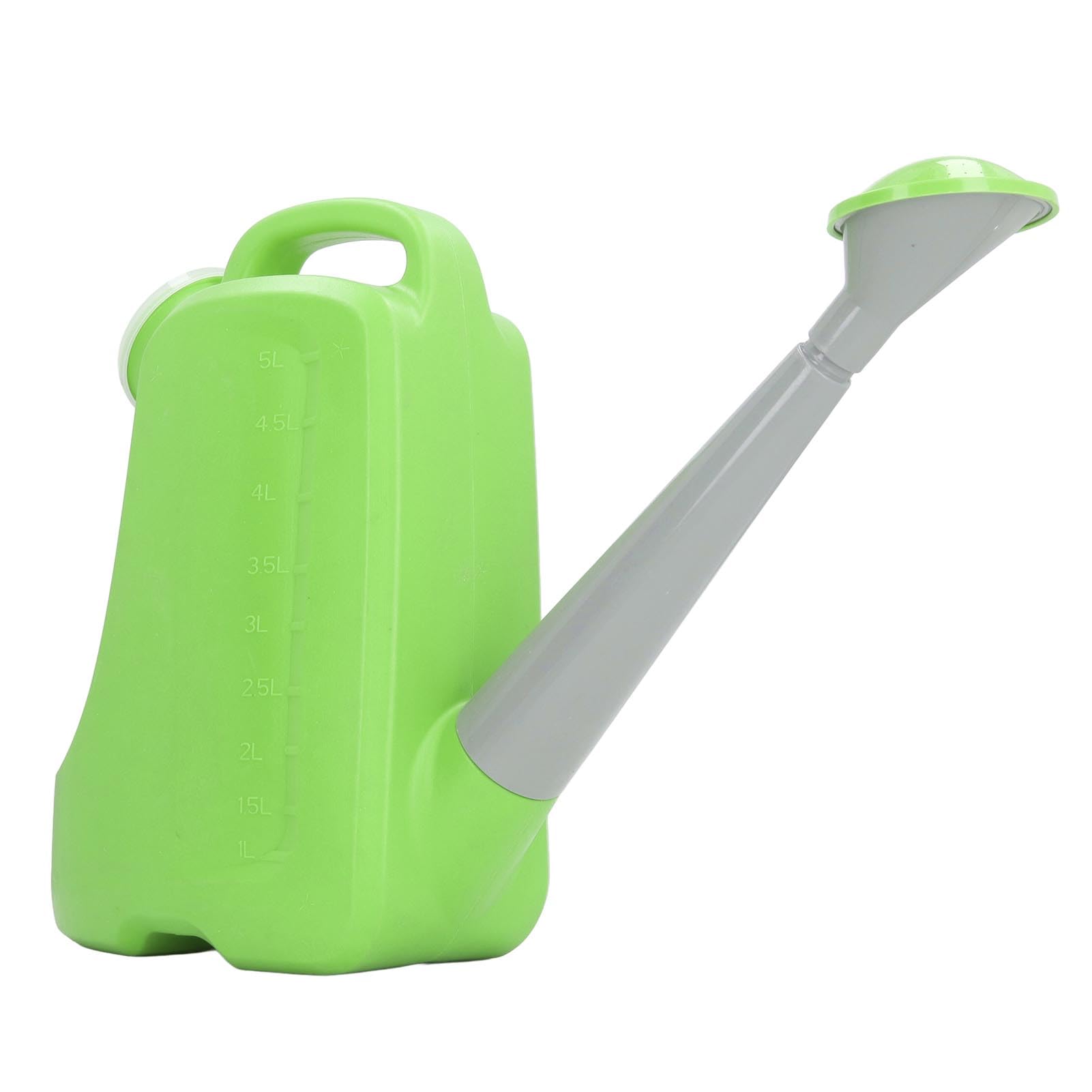 Regadera de Gran Capacidad, Ergonómico, Indicador de Nivel de Agua Moldeado Externamente, para Cualquier Planta, Hecha de Material PP, Adecuada para Granja Agrícola (5L)
