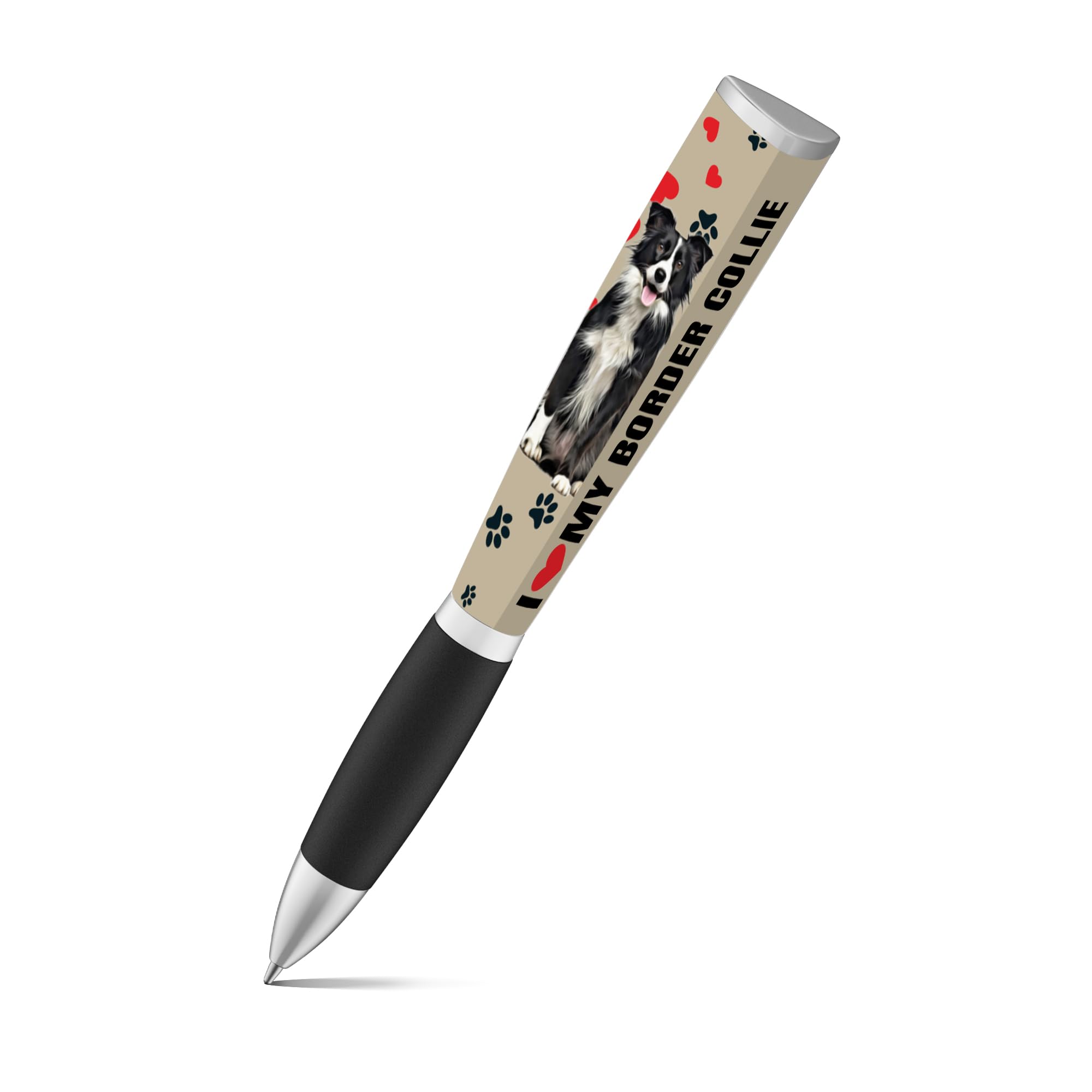 I Love My Dog Ballpoint Pen (1 Pen, 3 Sided) Dog Birthday Cute Pens, Funny Pens Dog Lover Gifts for Women & Dog Dad Cool Pens, Dog Mom Gifts - Cute