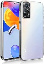 Jkobi Back Cover Case for Xiaomi Redmi Note 11 Pro |11 Pro 5G |11 Pro Plus 5G (Silicone Clear | Camera Protection | Soft and Flexible for Charger and Headphone sockets | Shockproof | Transparent)