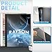 RAYSON Thermal Binding Covers, Letter Size, 1/2in, Black (15) & White (10) Binding Presentation Cover, Pack of 25