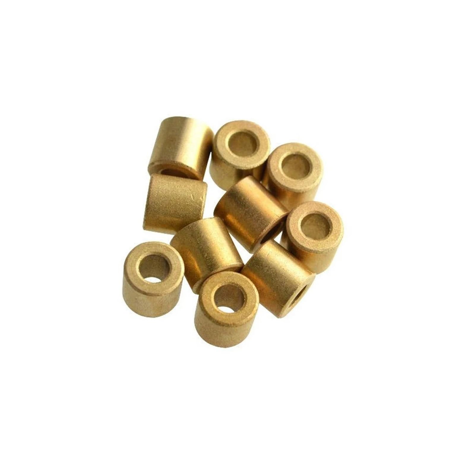 Keramik-Lager, 7 Stück 16 mm x 22 mm x 15 mm – 30 mm Pulvermetallurgie Öl Kupferhülse Messing Sets Sortiment