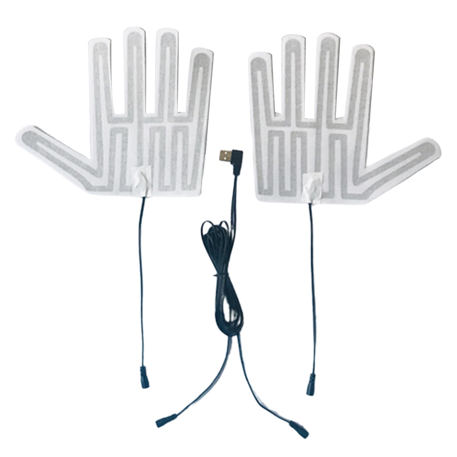Hredyqw Portable Electric 5V USB Heated Gloves Pad Electric Gloves Heating Sheet Hand Heating Pad