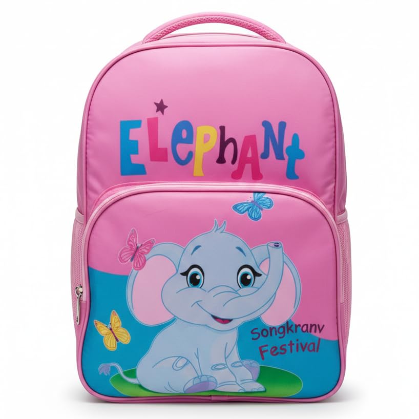Image of Stylbase Cartoon Printed School Bag for Boys and Girls | Waterproof Backpack Bag for Travelling Sports | Kids Bag Ideal for UKG Nursery 1st Class | School Bags for 5 7 Years 15 Inches