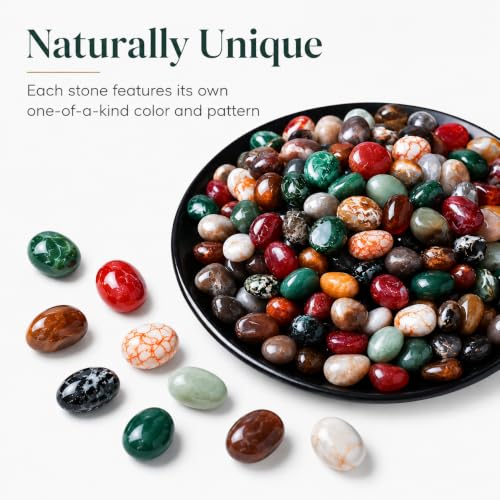 Image of Polished Ocean Jasper Crystal Chips 200 Pcs - 0.3 inch 10 oz Tumbled Stone Chips Quartz Crushed Sea Glass Stones Healing Reiki Crystal Making Home Decoration,0.3 inch inches