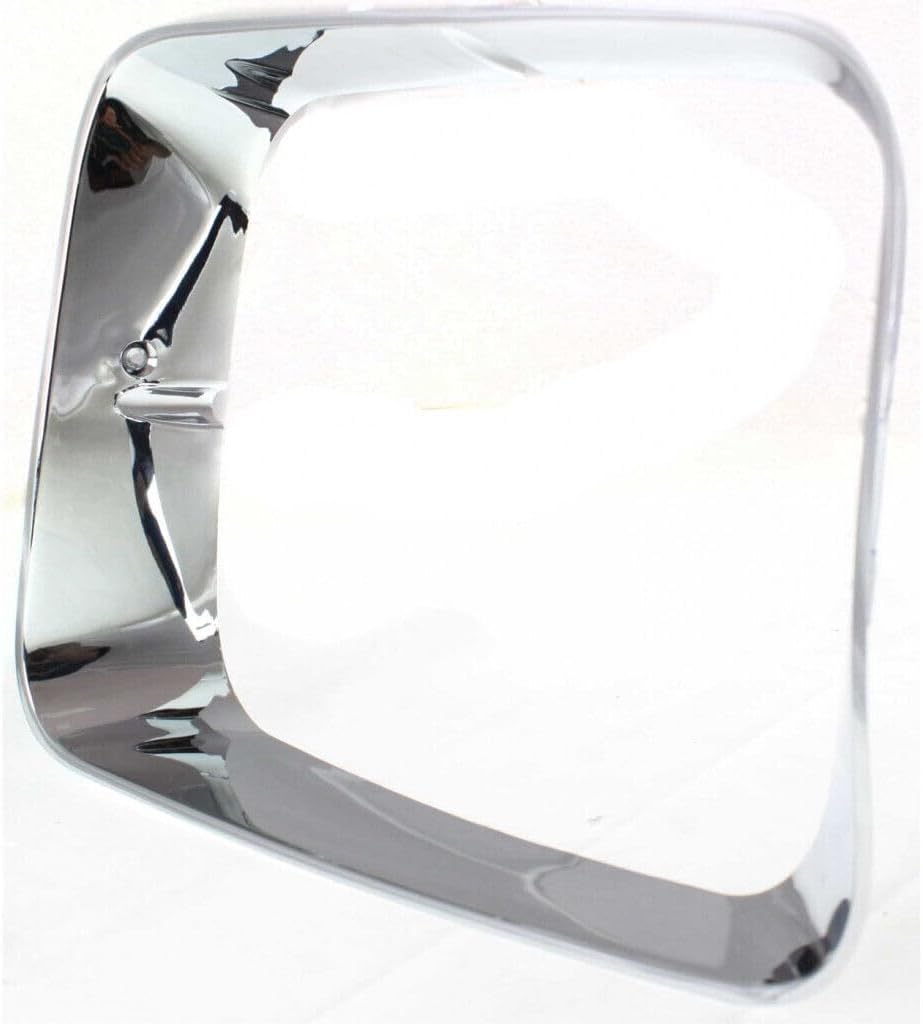 DAT AUTO PARTS Driver and Passenger Side Head Light Door Cover Fits 1992-1993 Dodge D150 D250 D350 W150 W250 W350 Pickup and Ramcharger, Silver Smooth Plastic, CH2512118 CH2513118 55054645 55054644
