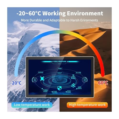 Image of Rugged Industrial All-in-One PC, 18.5 inch High Performance Panel Computer, i7 Processor for Factory Use