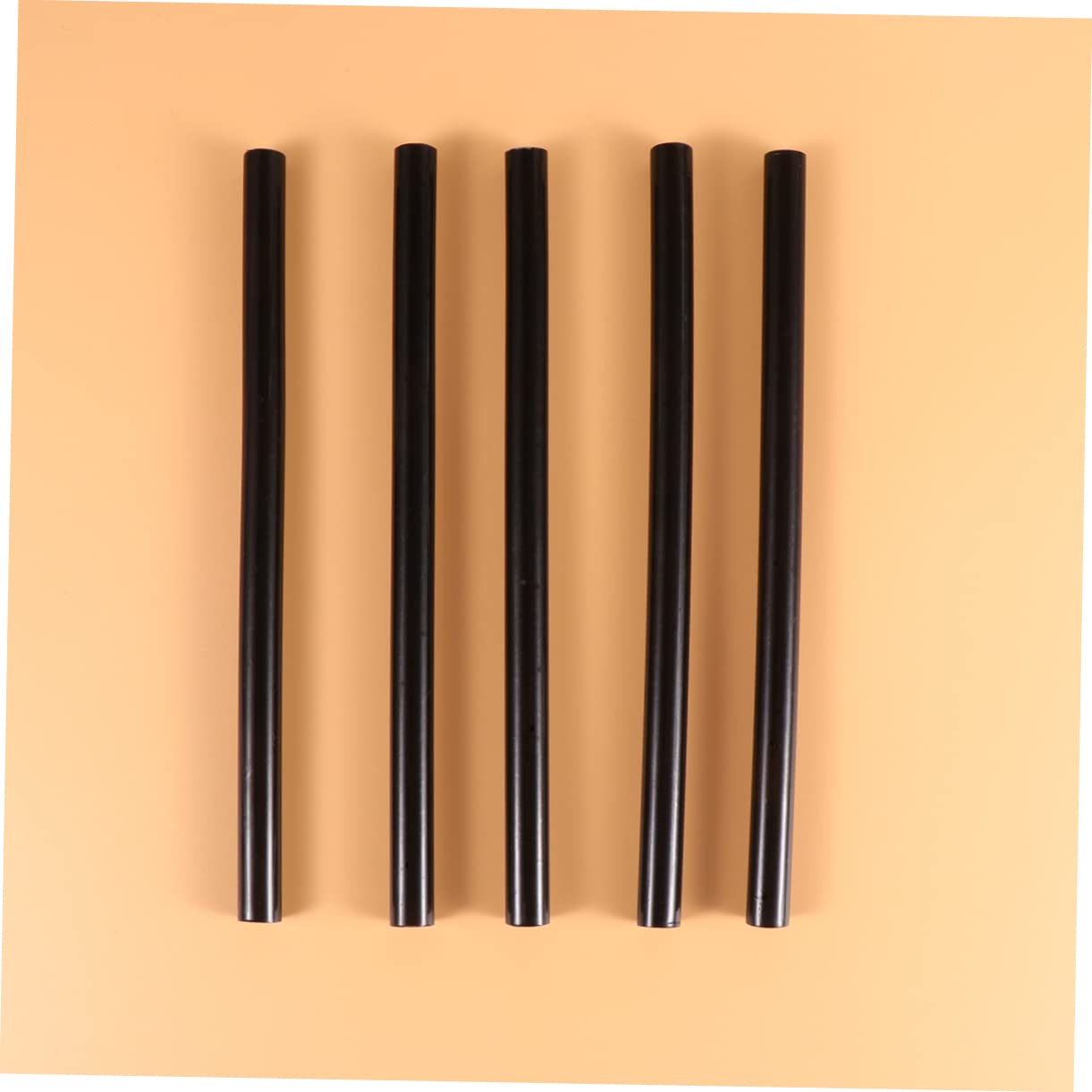 LALAFINA 24pcs 19cm Black Hot Melt Adhesive Sticks DIY Glue Sticks Bulk No Odor Quick Melt