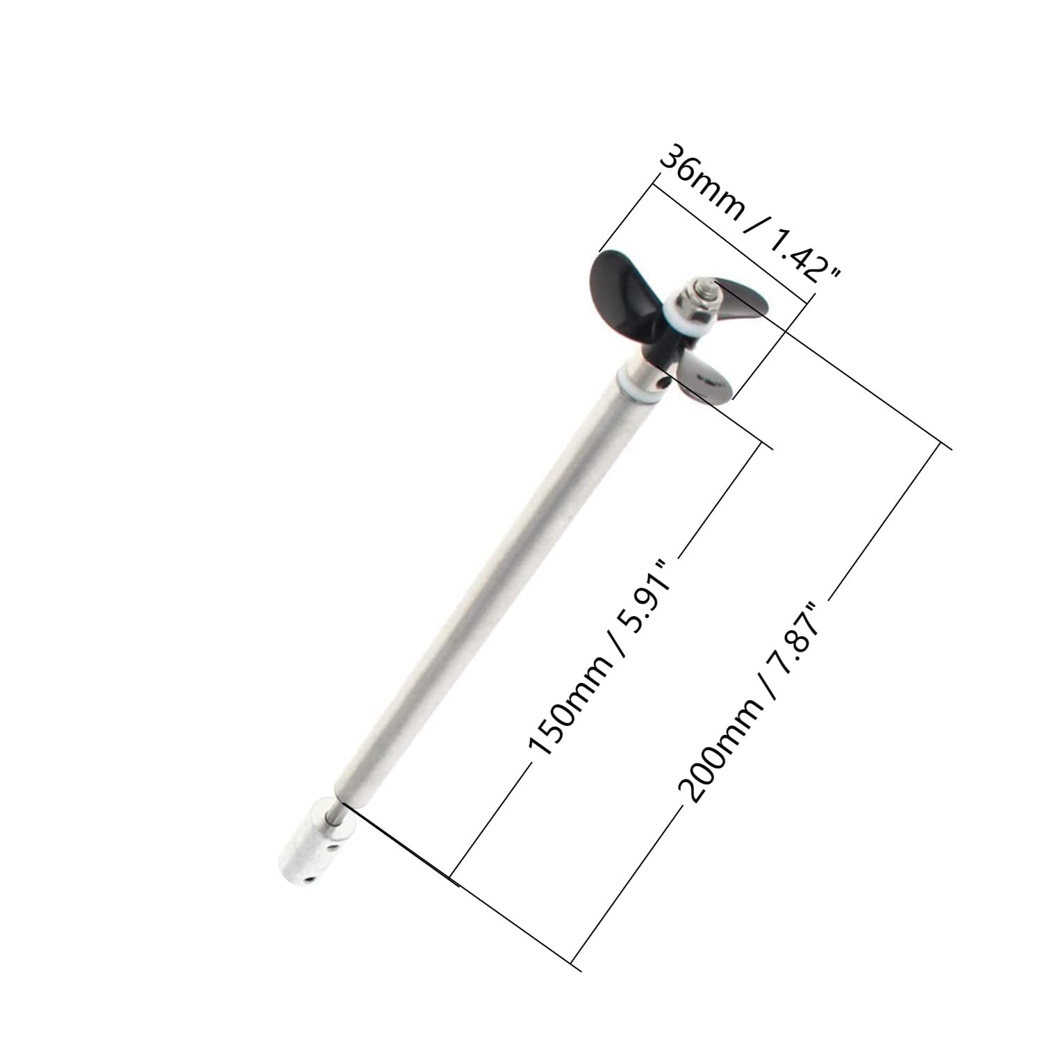 1PC In Acciaio Inox 4mm Albero Di Trasmissione Manicotto Del - Foto 13