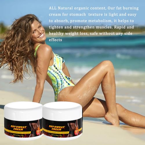 2 Pcs Sweat Cream for Belly Fat