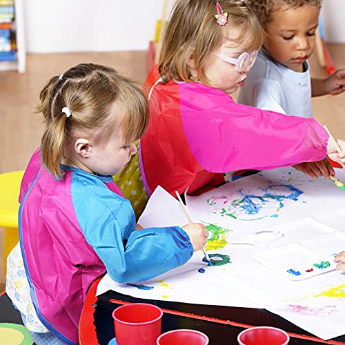 Urskytous 6PCS KIDS ART APRON0721 6Pcs Kids Art Smocks Toddler Smocks Waterproof Smocks thumb #2
