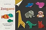  Zoogami-Set: Die große Origami-Tiermenagerie - Buch und 64 Blatt bedrucktes Faltpapier