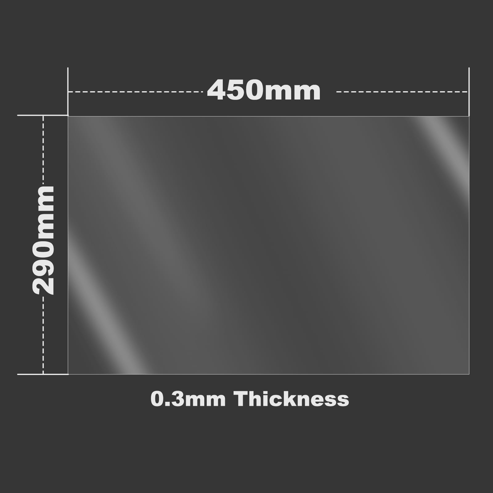 3 películas de liberación ACF para impresora 3D de resina, película ACF de alta velocidad de baja fuerza de liberación para impresoras 3D de resina Phfrozen Sonic Mega 8K / Anycubic Photon M7 Max, 450