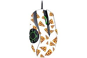 MightySkins Skin Compatible with Razer Naga Hex V2 Gaming Mouse - Pizza
